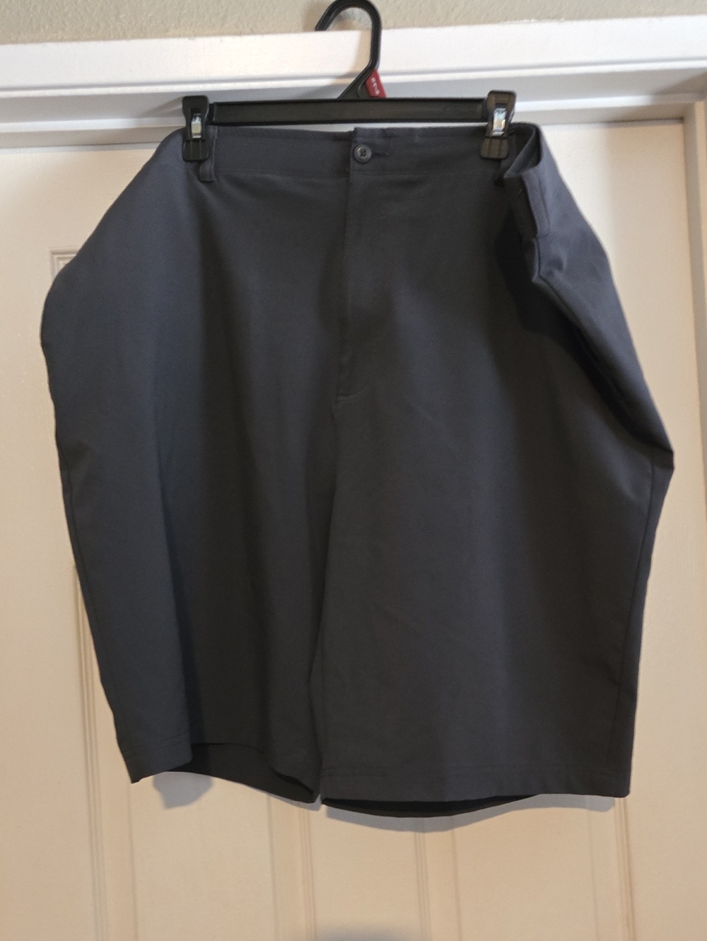 Hogan Men's Charcoal Flat-Front Shorts